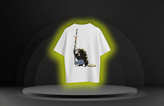 The Surgeon Of Death Oversized Tee available in White/Black/Beige - RadAnime