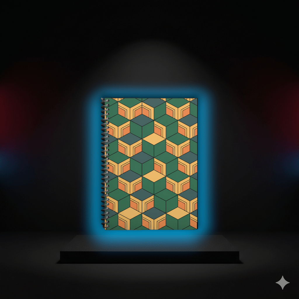 Dead Calm - The Water Hashira Spiral Notebook [150 Pages] - RadAnime