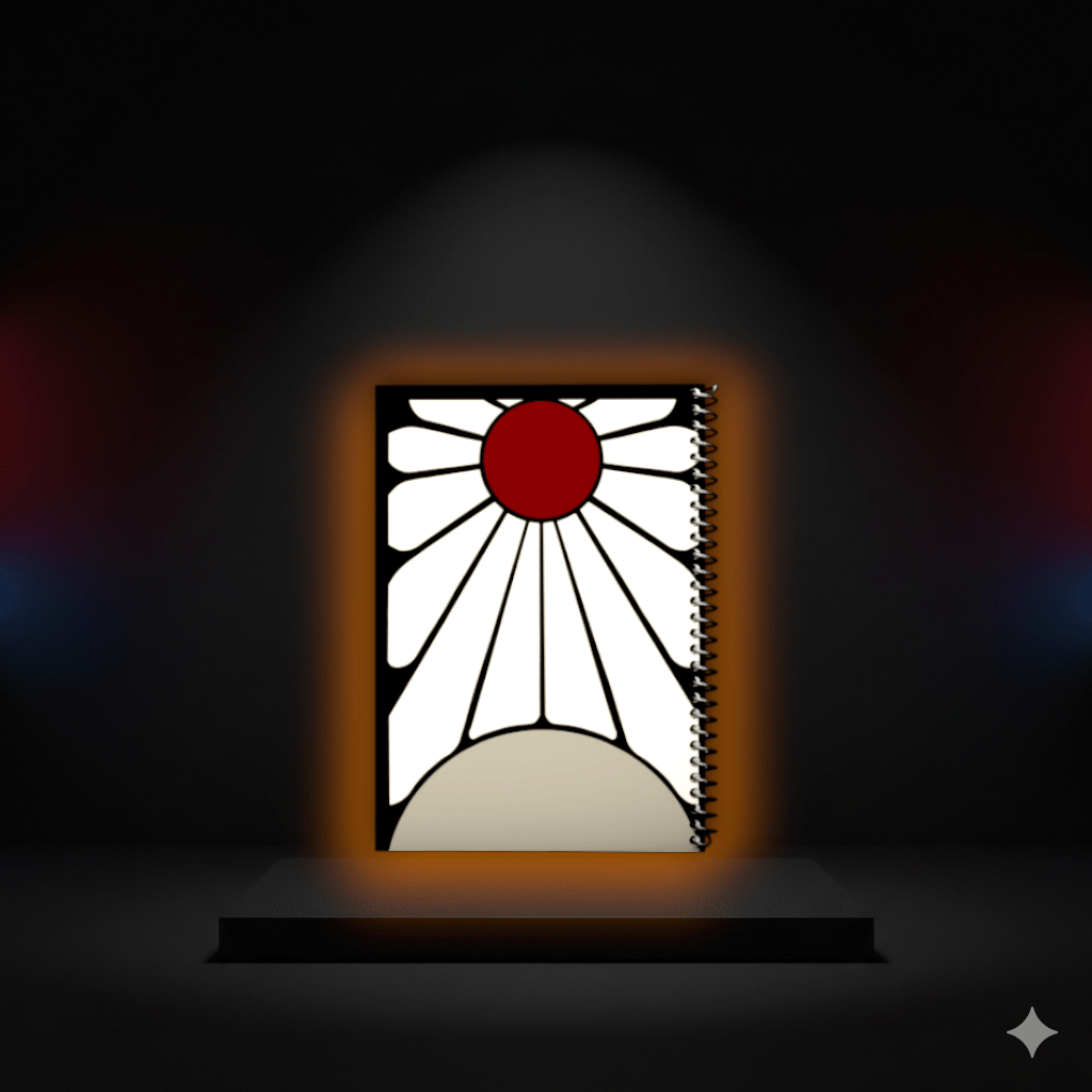 Hanafuda Earrings-Spiral Notebook [150 PAGES] - RadAnime