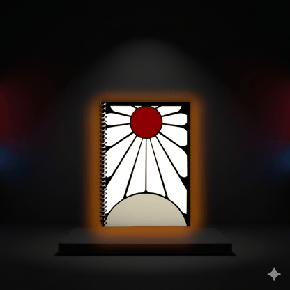 Hanafuda Earrings-Spiral Notebook [150 PAGES] - RadAnime