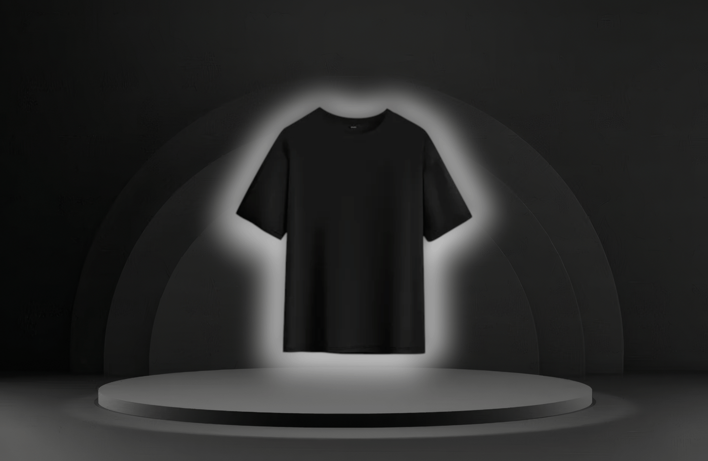 Hollow Mask Oversized Tee [Cotton] Available Only In Black. - RadAnime