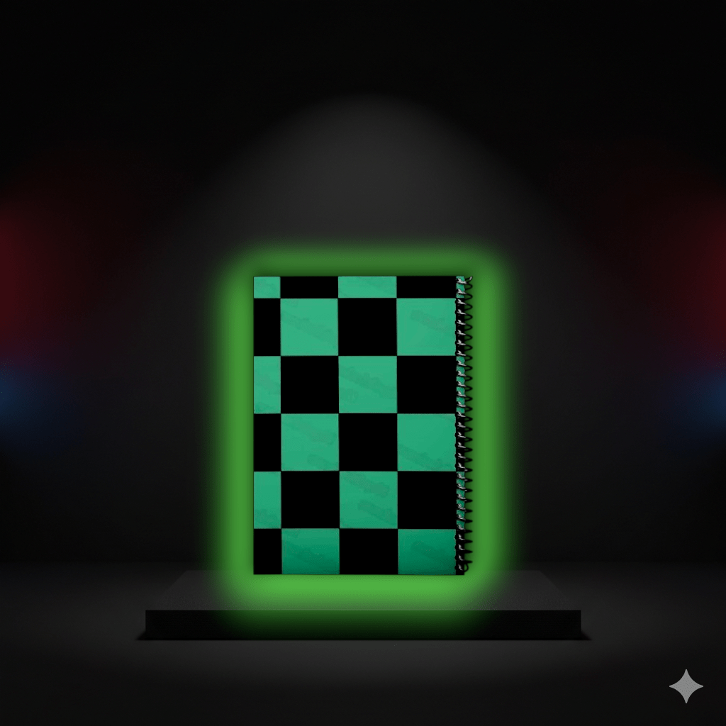 Inheritor of The Sun-Breathing Spiral Notebook [150 Unruled pages] - RadAnime