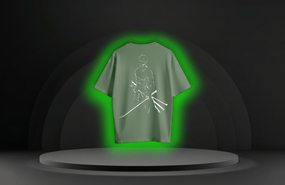 Moss Head [ONE PIECE] Oversized Tee Available in Green/Blue/Black - RadAnime