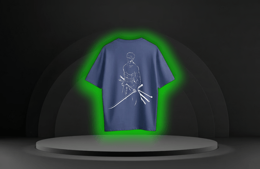 Moss Head [ONE PIECE] Oversized Tee Available in Green/Blue/Black - RadAnime