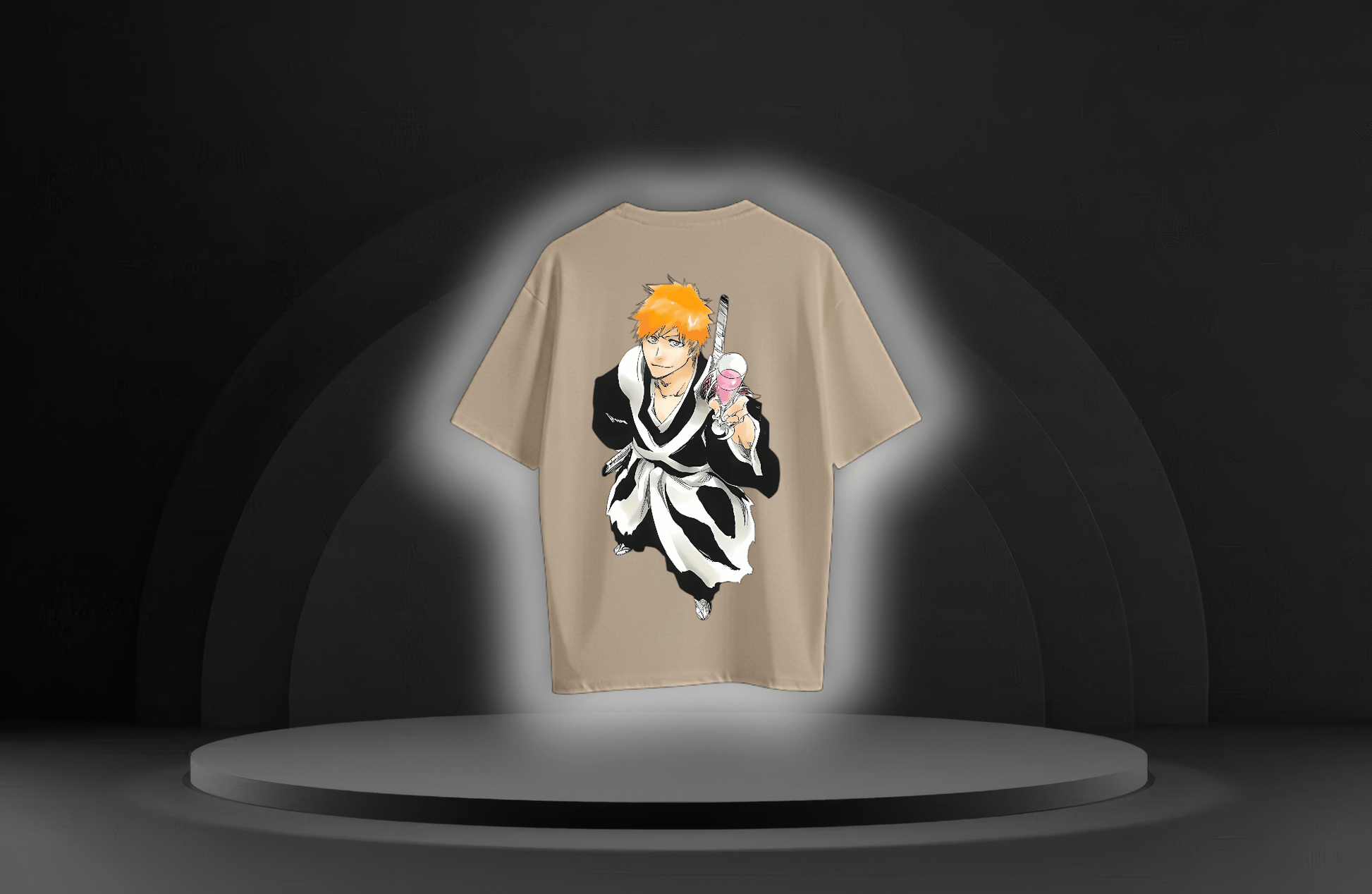 Soul Reaper [BLEACH] Oversized Tee Available in Black/Beige/Grey - RadAnime