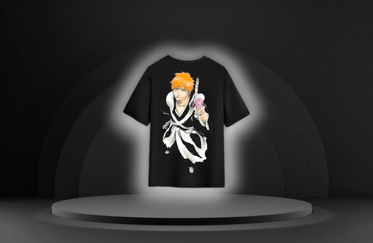 Soul Reaper [BLEACH] Oversized Tee Available in Black/Beige/Grey - RadAnime