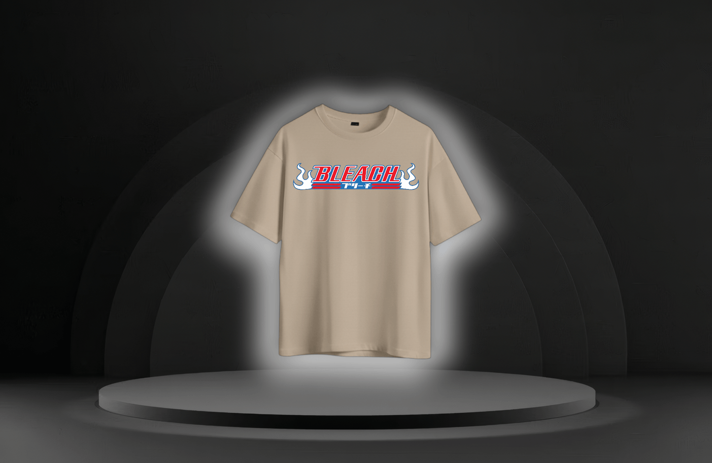 Soul Reaper [BLEACH] Oversized Tee Available in Black/Beige/Grey - RadAnime