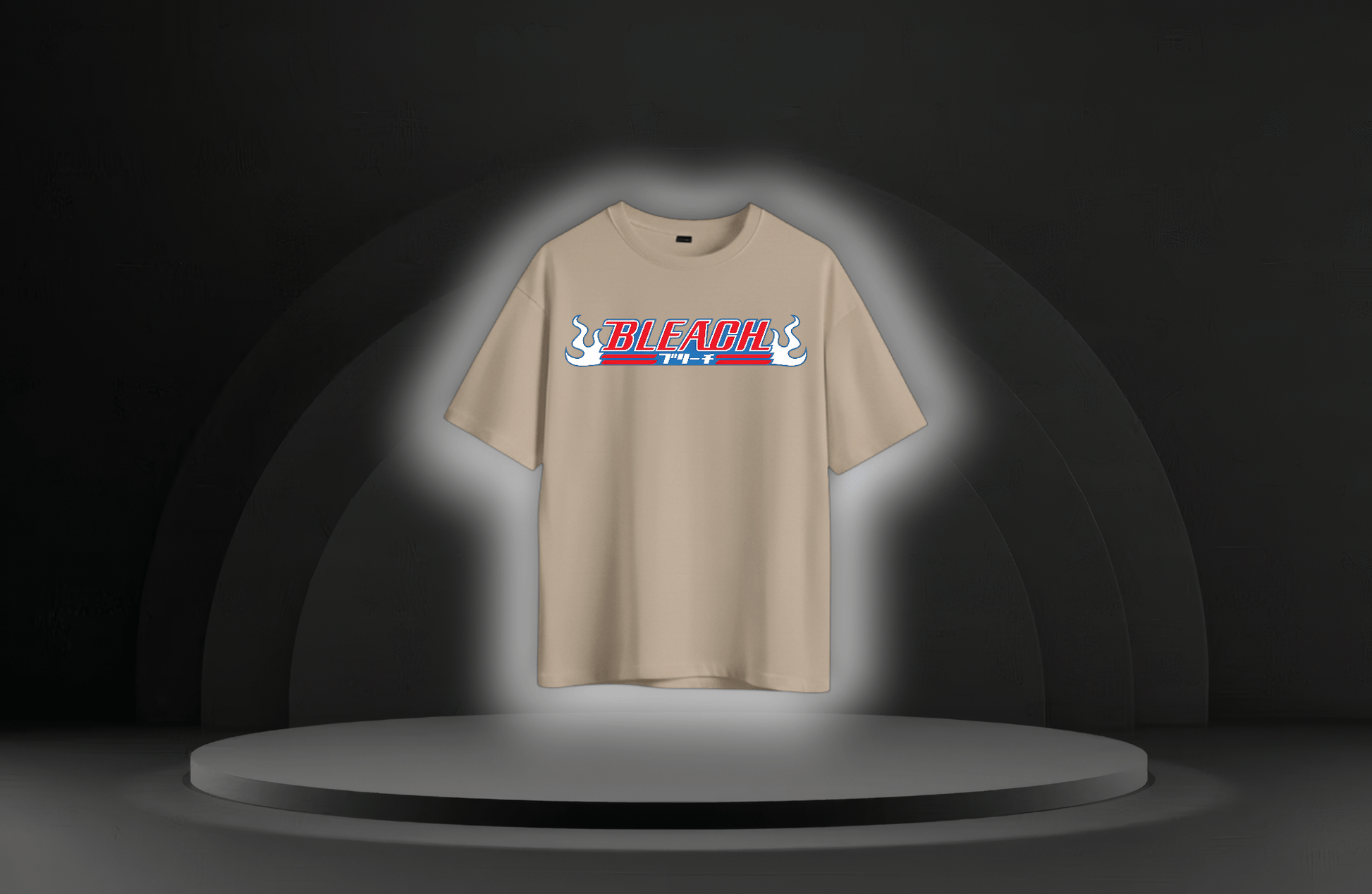 Soul Reaper [BLEACH] Oversized Tee Available in Black/Beige/Grey - RadAnime