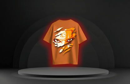 The Cursed Boy [NARUTO] Oversized Tee Available in Orange/White/Black - RadAnime