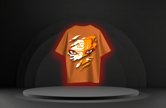 The Cursed Boy [NARUTO] Oversized Tee Available in Orange/White/Black - RadAnime