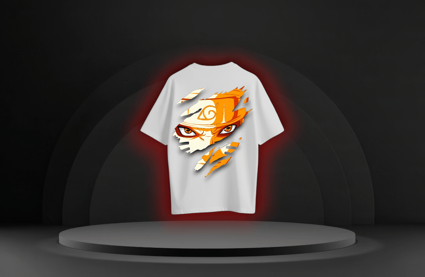 The Cursed Boy [NARUTO] Oversized Tee Available in Orange/White/Black - RadAnime