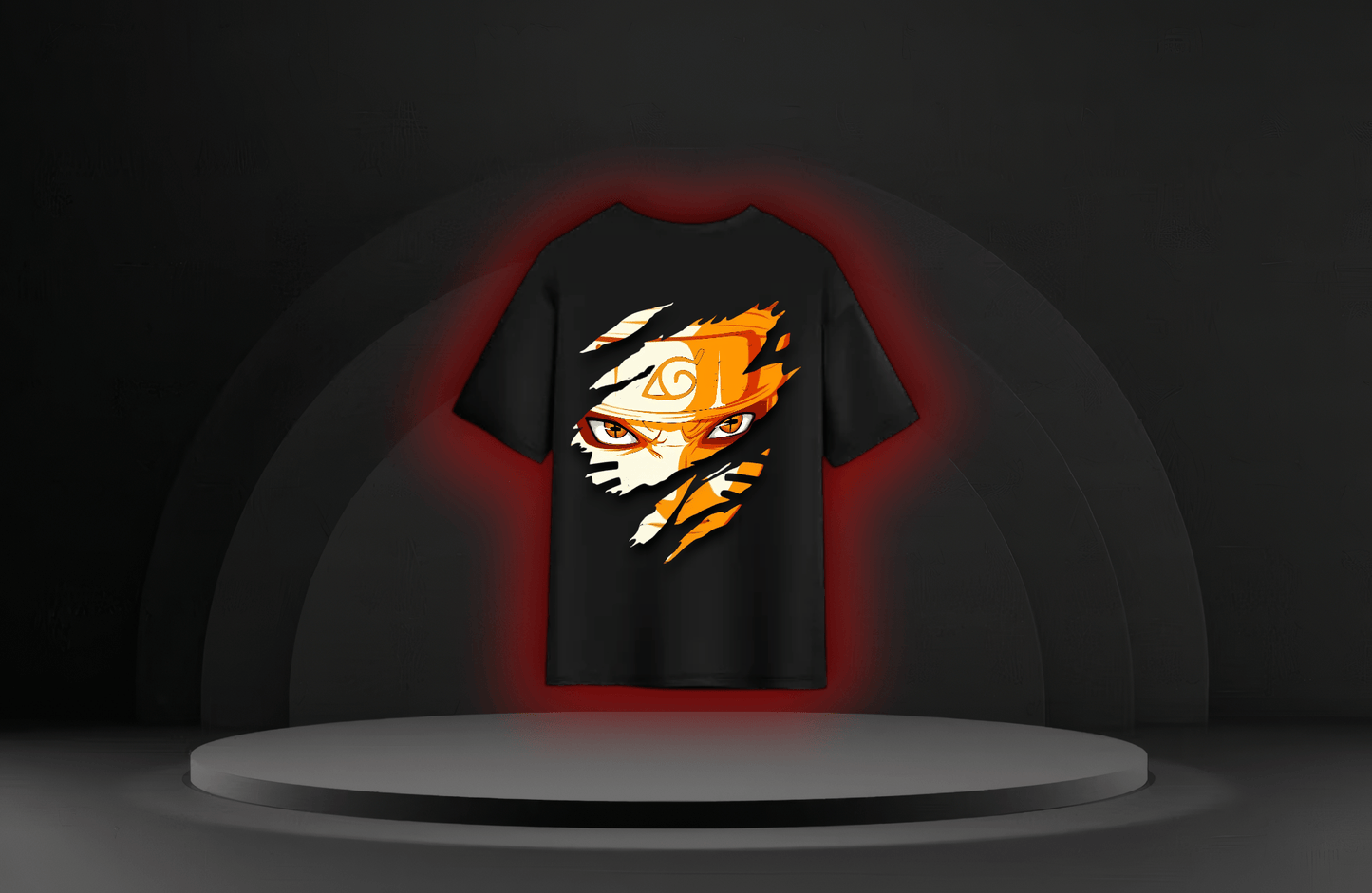 The Cursed Boy [NARUTO] Oversized Tee Available in Orange/White/Black - RadAnime