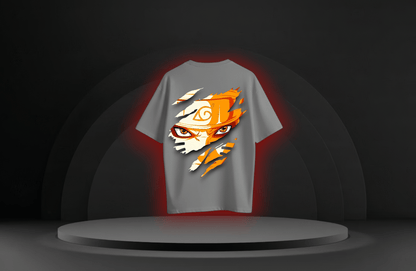 The Cursed Boy [NARUTO] Oversized Tee Available in Orange/White/Black - RadAnime