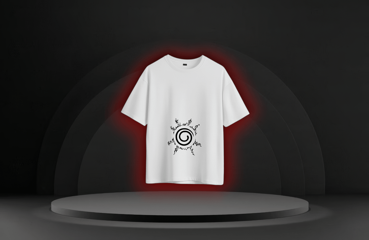 The Cursed Boy [NARUTO] Oversized Tee Available in Orange/White/Black - RadAnime