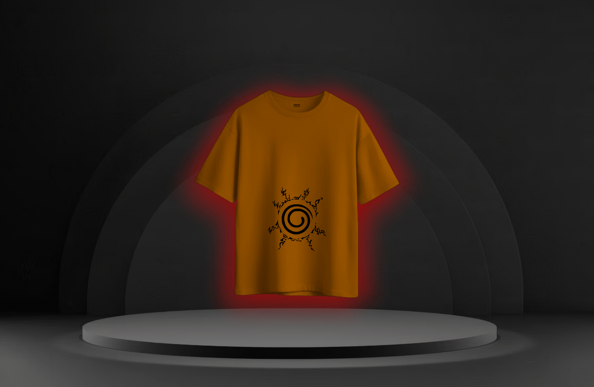 The Cursed Boy [NARUTO] Oversized Tee Available in Orange/White/Black - RadAnime