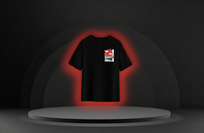 The Jealous Tsugikuni [DEMON SLAYER] oversized Tee Beige/Black - RadAnime