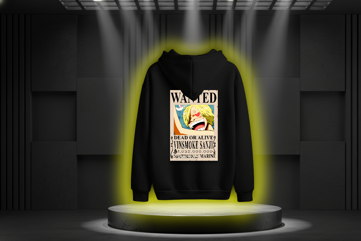 The Lovely Vinsmoke-Oversized Hoodie Available in Black/White - RadAnime