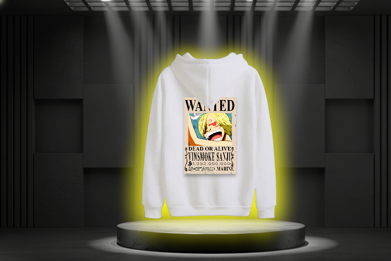 The Lovely Vinsmoke-Oversized Hoodie Available in Black/White - RadAnime