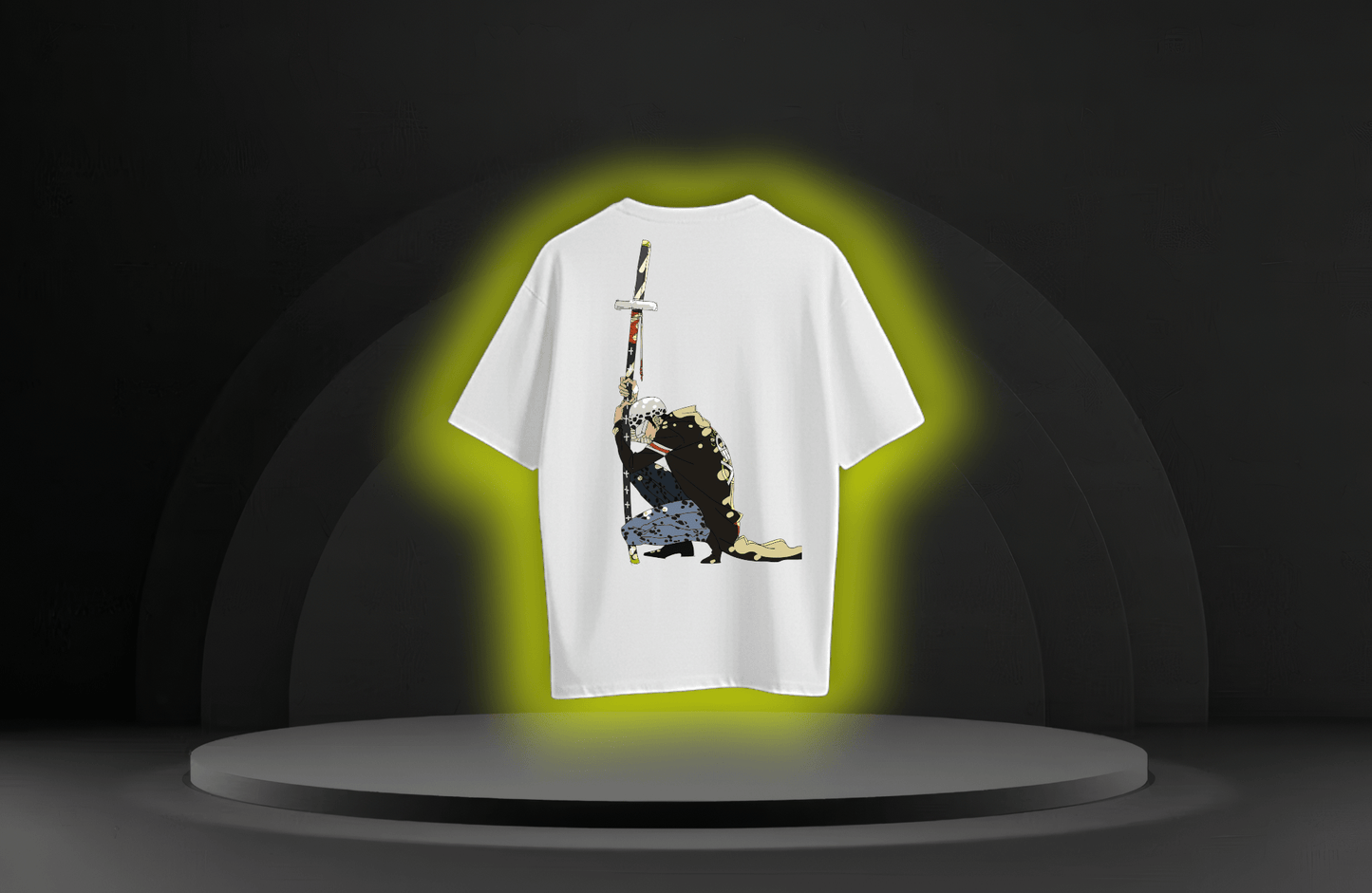 The Surgeon Of Death Oversized Tee available in White/Black/Beige - RadAnime