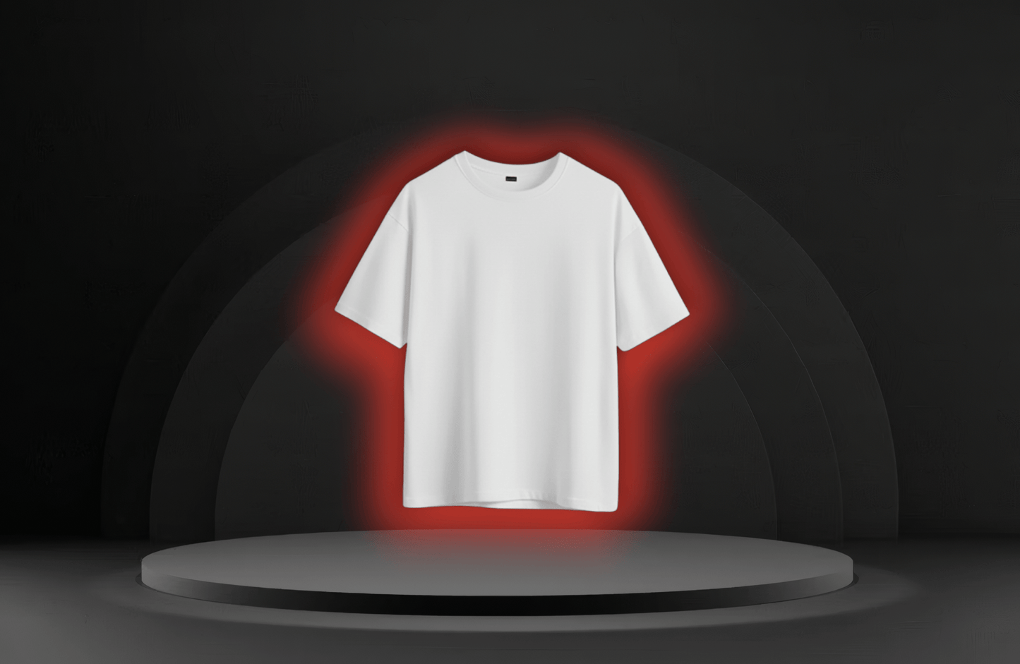 Upper One's Wrath [DEMON SLAYER] Oversized Tee Black/White - RadAnime