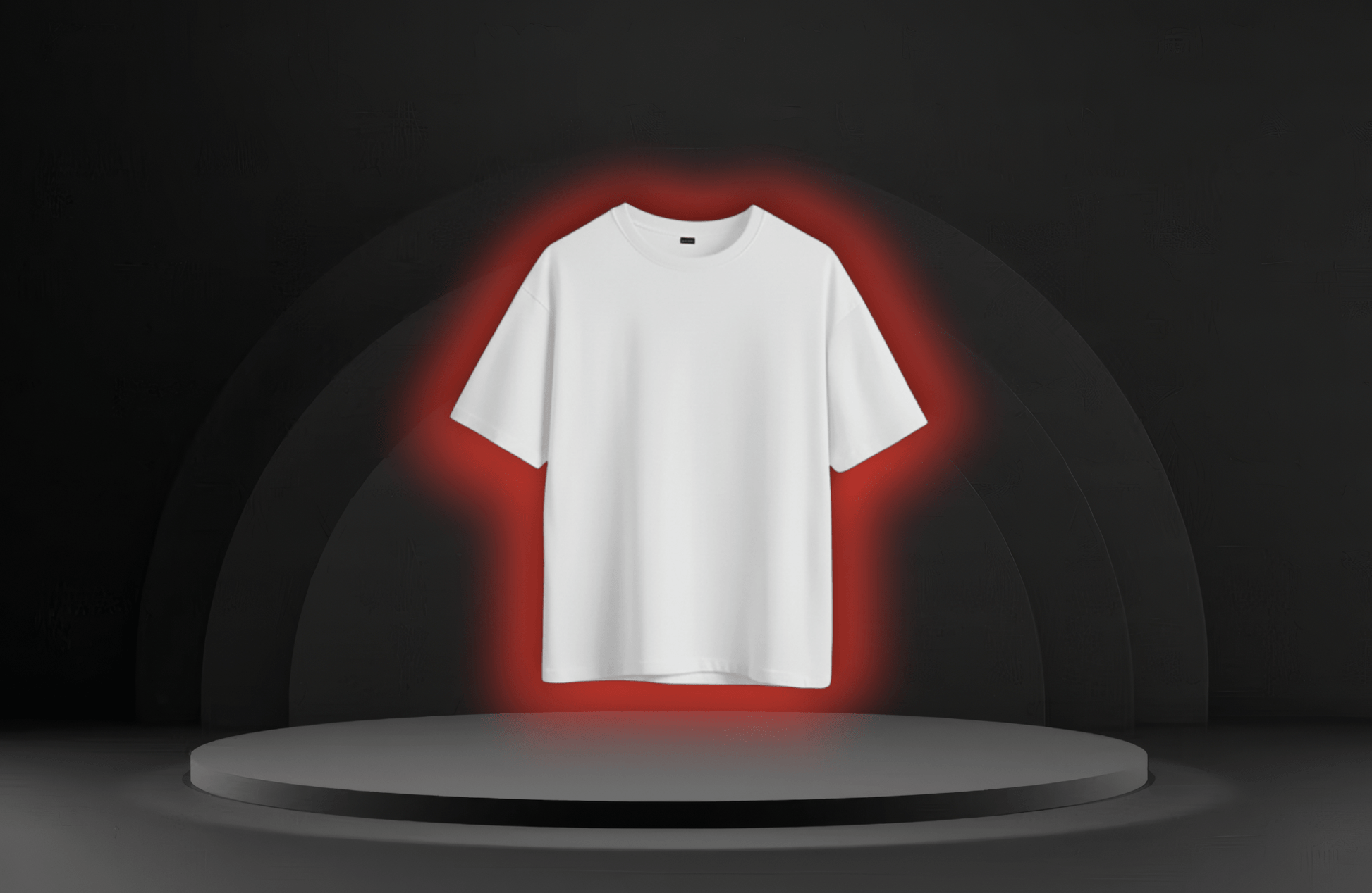 Upper One's Wrath [DEMON SLAYER] Oversized Tee Black/White - RadAnime